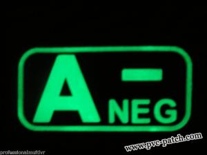 A NEG Blood Group Patch Velcro