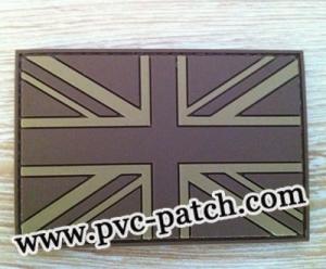 Union Flag Rubber Patch for Jacket,Caps